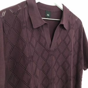 River Island Plum polo